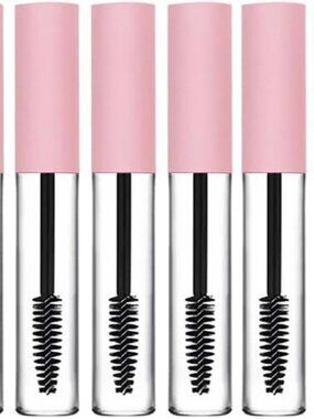 DIY 15 Pck Empty Mascara Tubes 10mL Pink Refillable Eyelash & Cosmetic Container